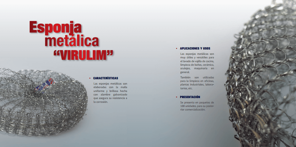 Esponja metalica "VIRULIM"